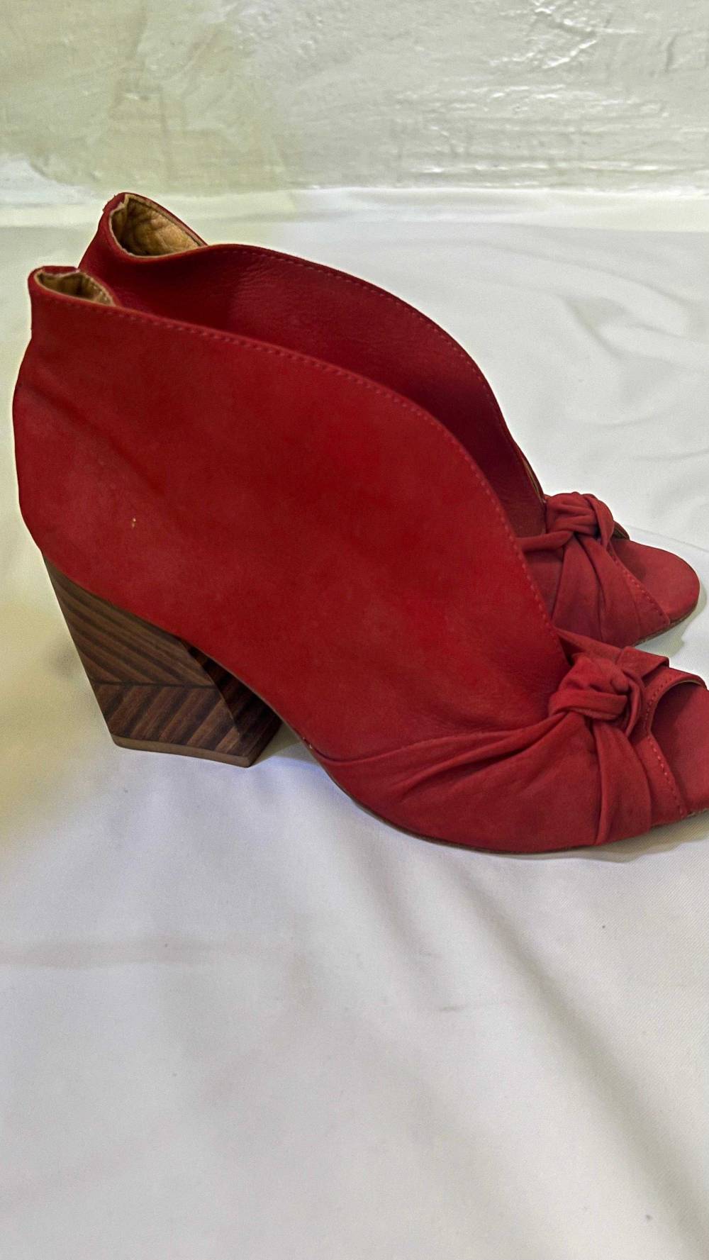 Peep Toe Ankle Boots