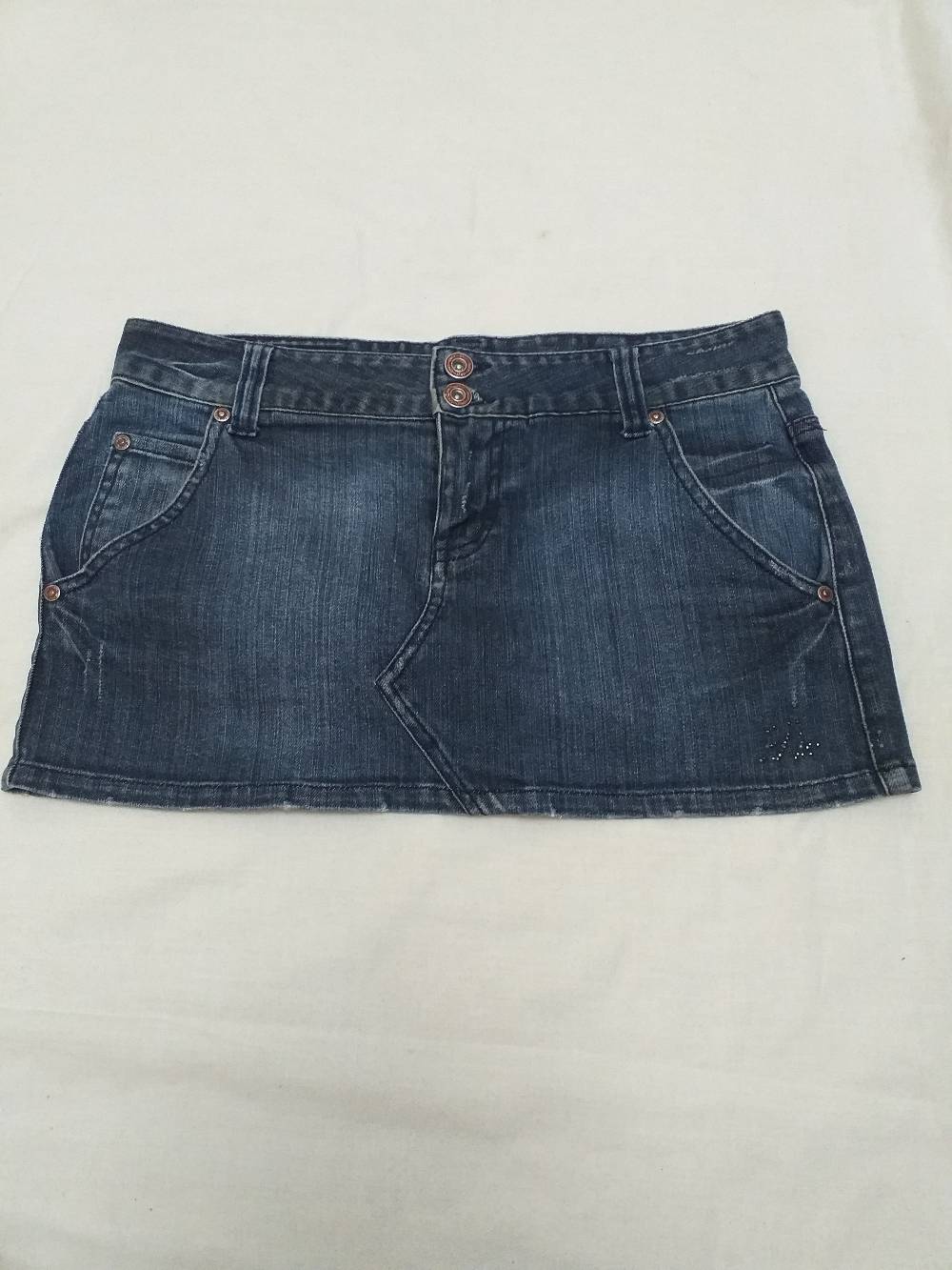 ONLY Women's Denim Mini Skirt