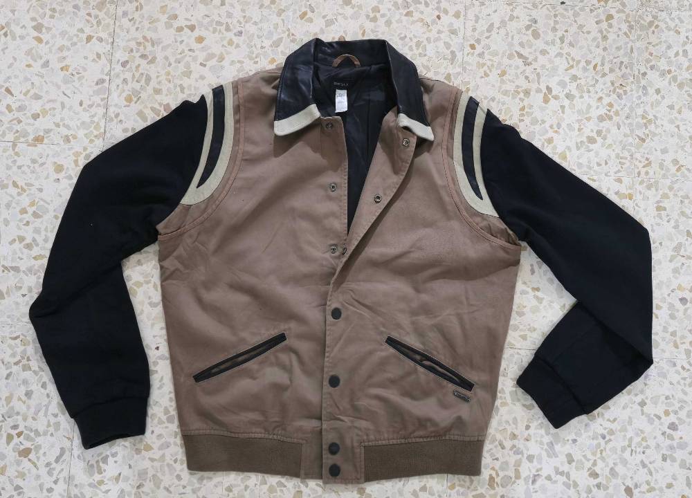 Diesel Two-Tone Varsity Bomber Jacket